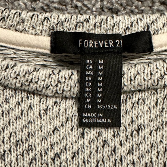 Forever 21 Heathered Gray Women's Sweater - Picture 3 of 4